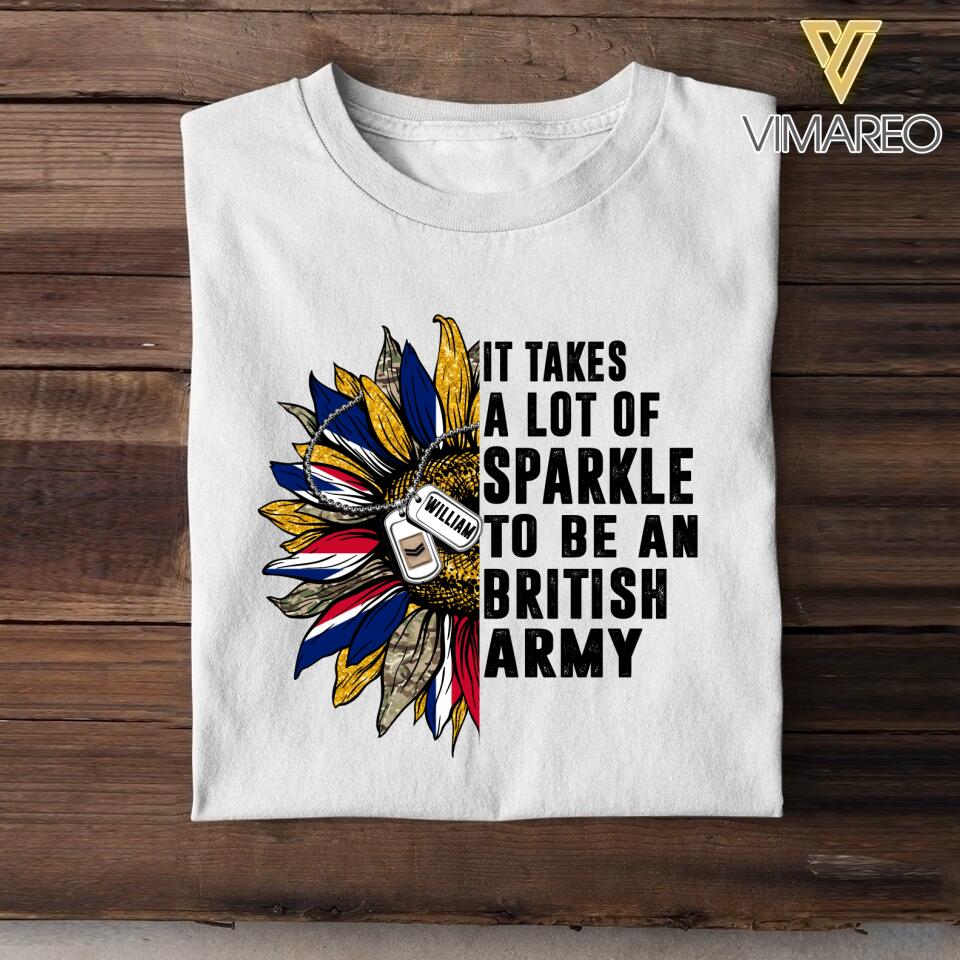 DH Personalized British Army T-ShirtTshirt Printed DT2104