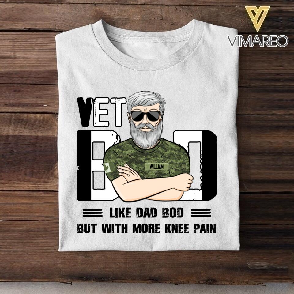 Personalized Canadian Vet Bod T-ShirtTshirt Printed 22APR-HQ21
