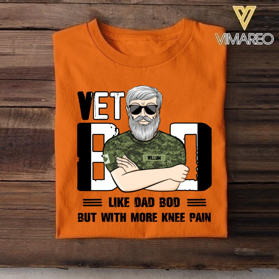 Personalized Canadian Vet Bod T-ShirtTshirt Printed 22APR-HQ21