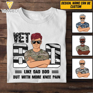 Personalized U.S Vet Bod T-ShirtTshirt Printed 22APR-HQ21
