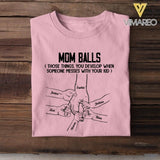 Personalized Mom Balls Tshirt Printed QTVQ2204