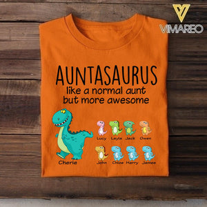 Personalized Auntasaurus Kid Tshirt Printed 22APR-HC22