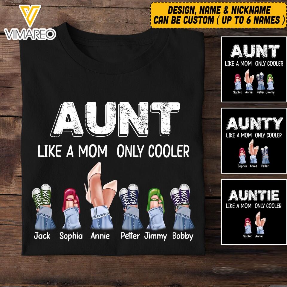 Personalized Aunt Kid Tshirt Printed 22APR-HQ22