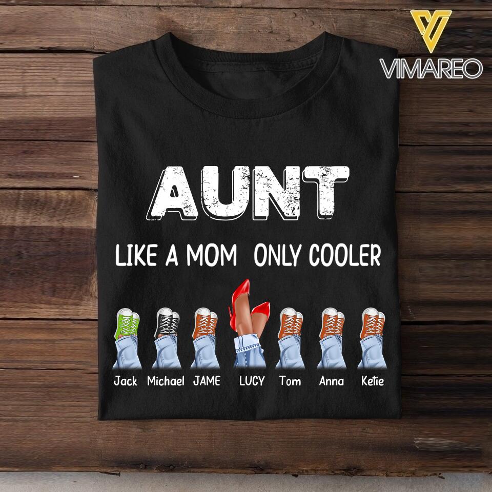 Personalized Aunt Kid Tshirt Printed 22APR-HQ22