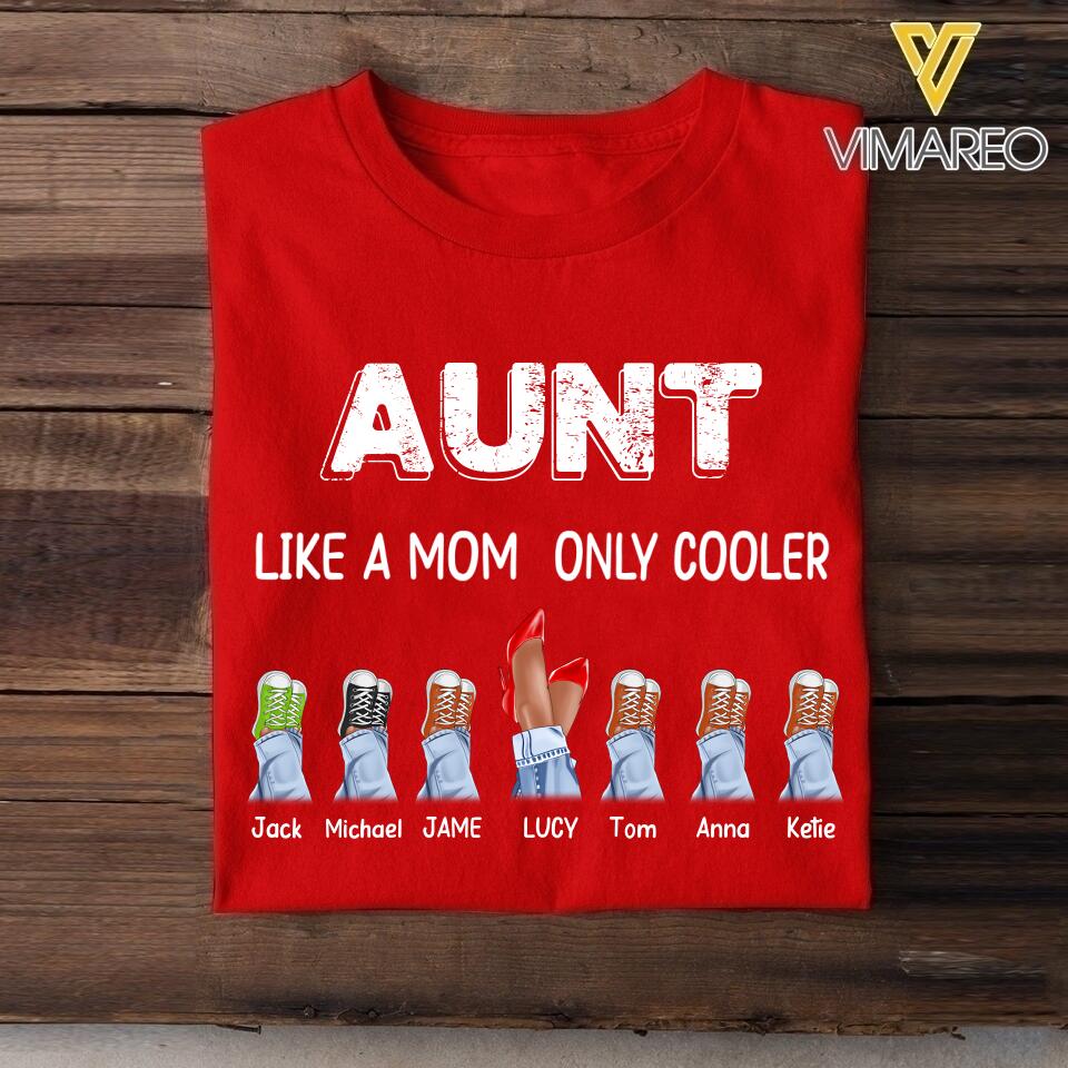 Personalized Aunt Kid Tshirt Printed 22APR-HQ22