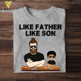 Personalized Like Father Like Son Like Daughter Tshit Printed 22APR-HQ23