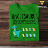 Personalized Unclesaurus Tshirt Printed 22APR-HC25