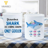 DH Grandma Shark Creamic Mug Printed LN2504