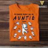DH Personalized Aunticorn Kid Tshirt Printed HC2604