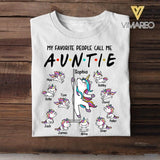 DH Personalized Aunticorn Kid Tshirt Printed HC2604