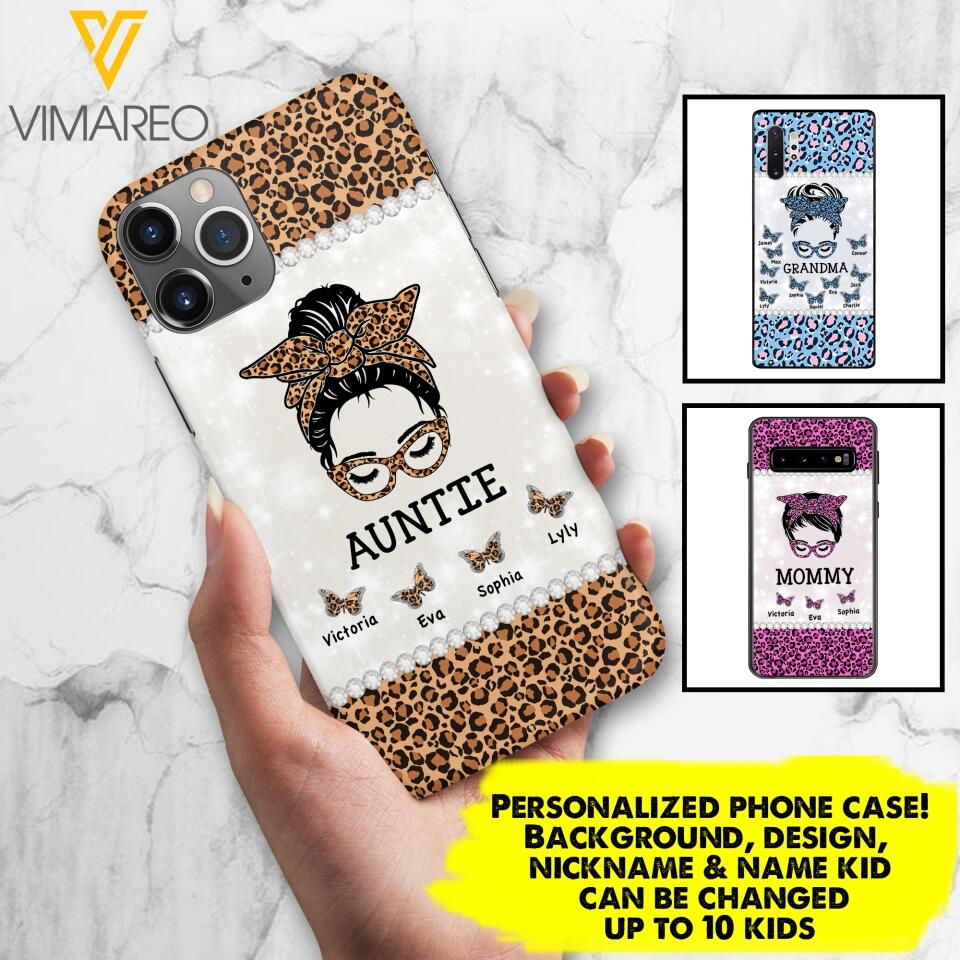 Personalized Aunt Kid Phone Case Printed 22APR-HC26
