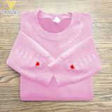 PERSONALIZED AUNTIE LIKE A MOM BUT COOLER KID NAME SWEATSHIRT PRINTED QTTN2504