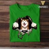 Personalized Dog Lover Tshit Printed 22APR-LN26