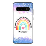 PERSONALIZED IT TAKES A BIG HEART TO SHAPE LITTE MINDS PHONECASE QTVQ2704