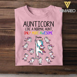 DH Personalized Aunticorn Kid Tshirt Printed HC2704