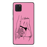 PERSONALIZED TATTOO GIRL VARIOUS COLOR BACKGROUND PHONECASE QTDT2704