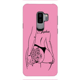 PERSONALIZED TATTOO GIRL VARIOUS COLOR BACKGROUND PHONECASE QTDT2704