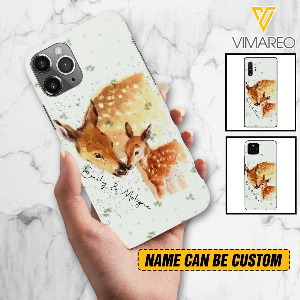 PERSONALIZED DEER PHONECASE QTHC2704