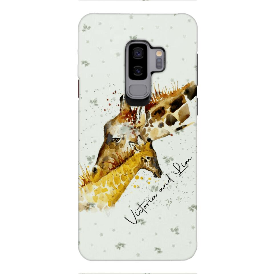 PERSONALIZED GIRAFFE PHONECASE QTHC2704