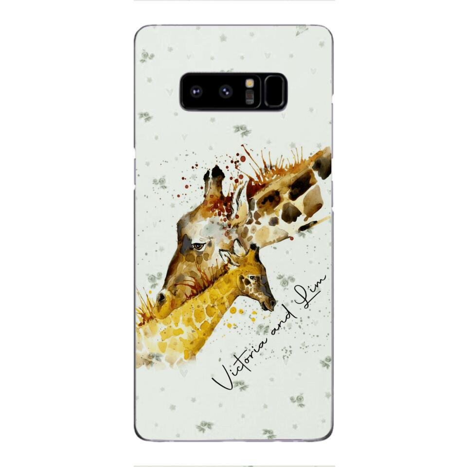 PERSONALIZED GIRAFFE PHONECASE QTHC2704