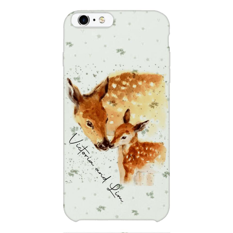 PERSONALIZED DEER PHONECASE QTHC2704