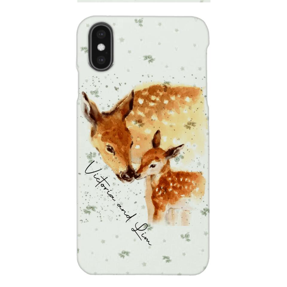 PERSONALIZED DEER PHONECASE QTHC2704