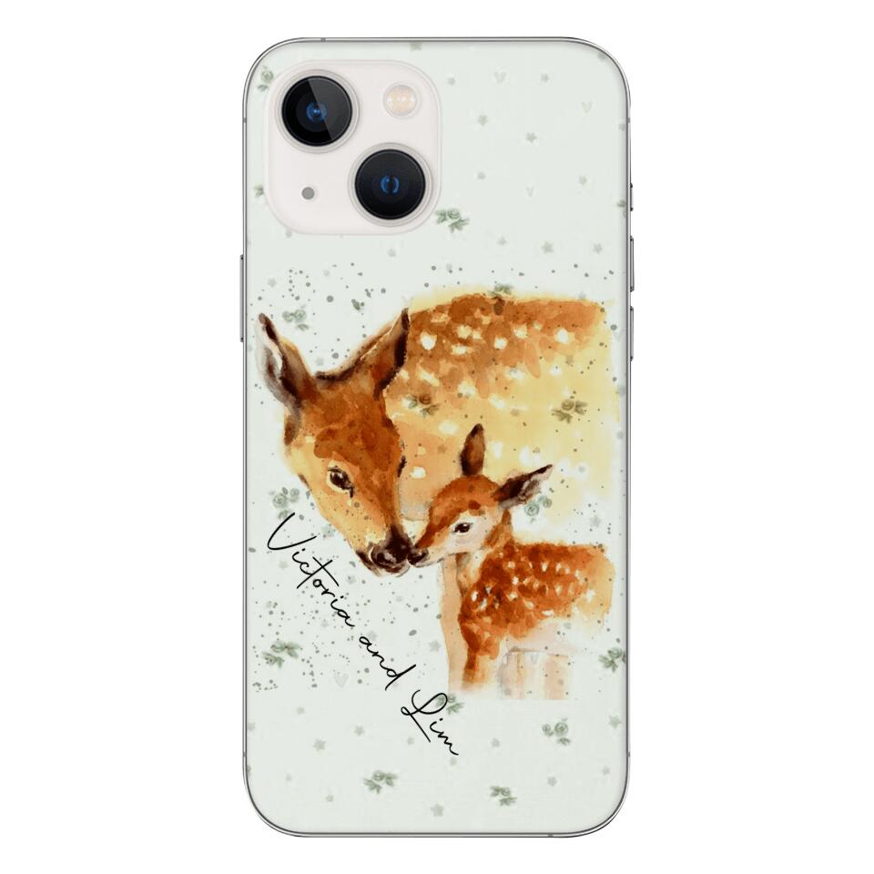 PERSONALIZED DEER PHONECASE QTHC2704