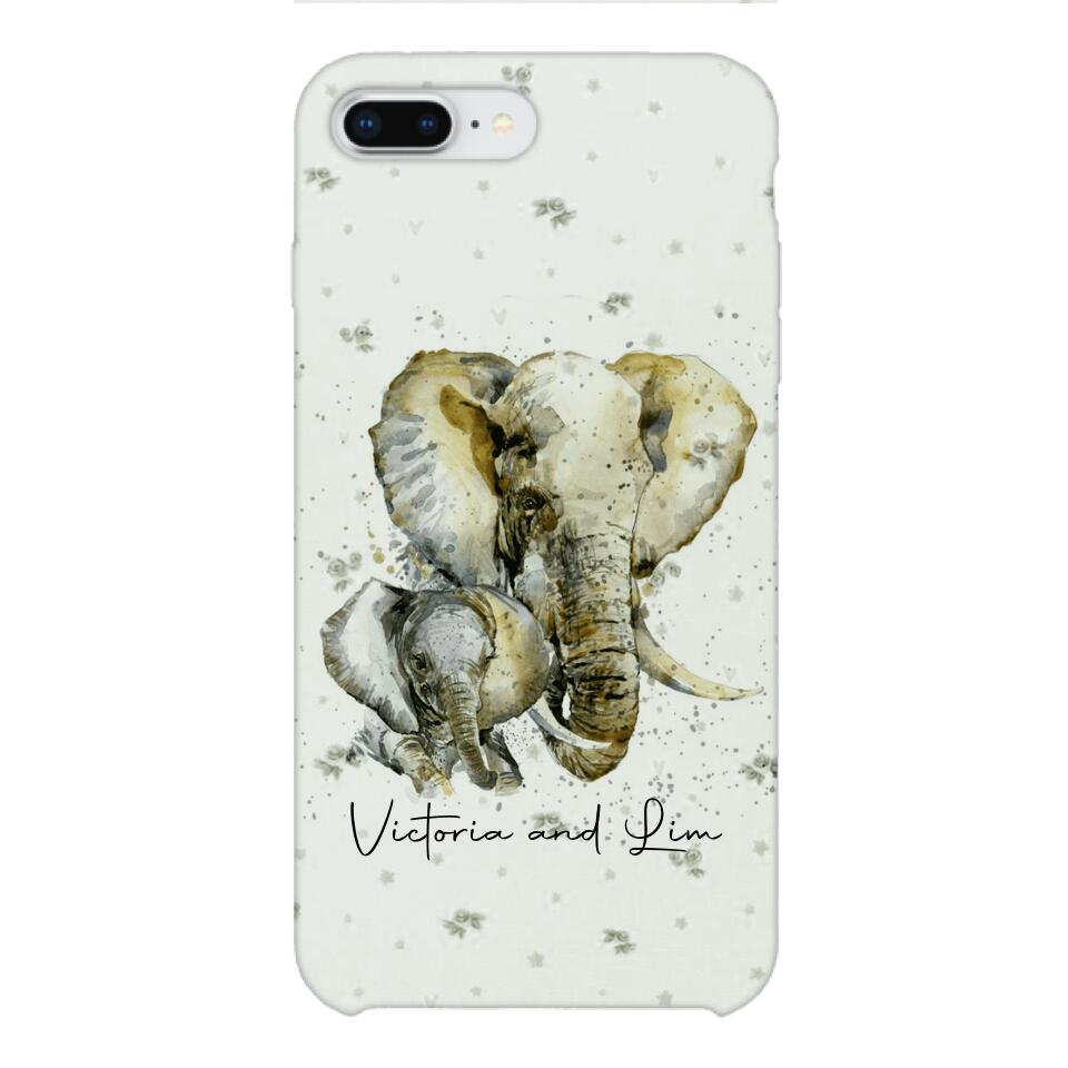 PERSONALIZED ELEPHANT PHONECASE QTHC2704