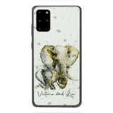 PERSONALIZED ELEPHANT PHONECASE QTHC2704