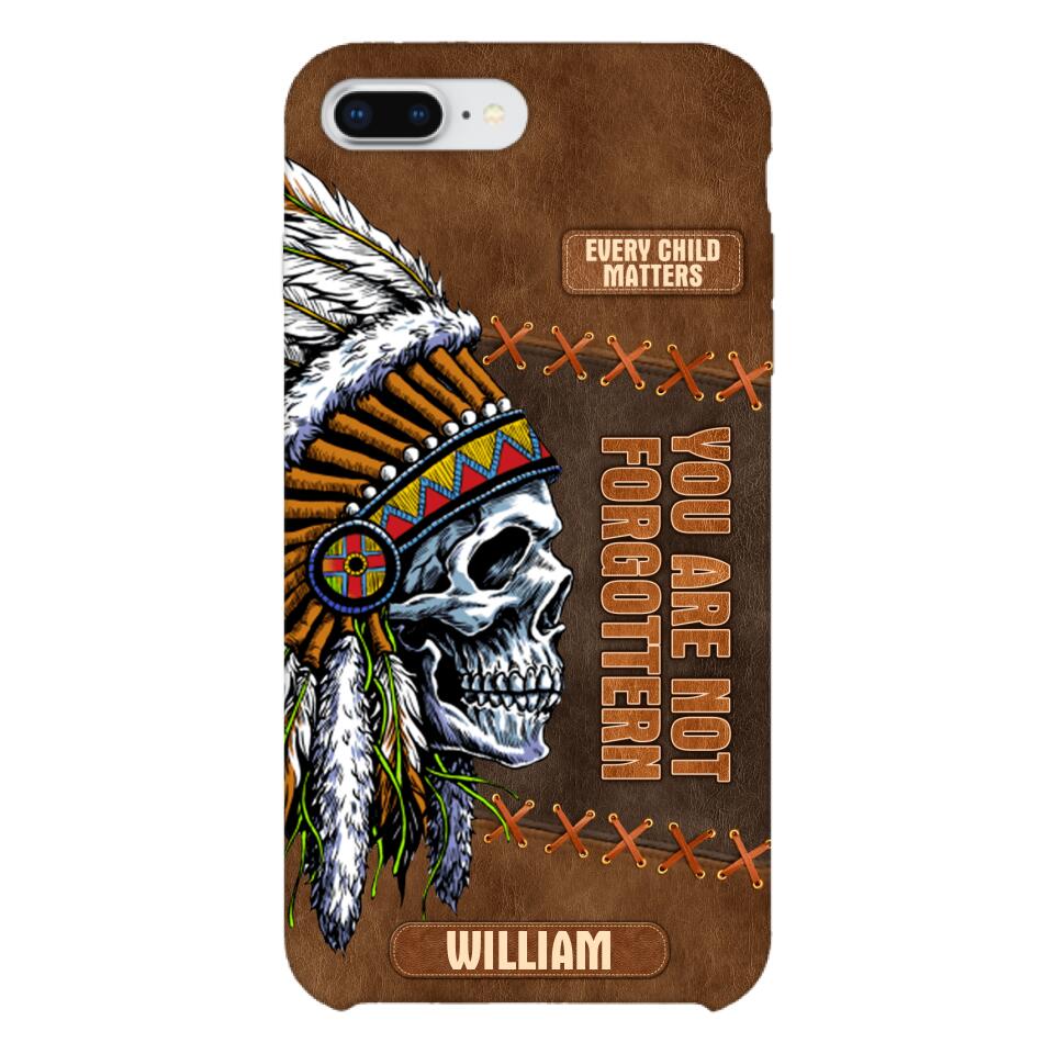 PERSONALIZED NATIVE AMERICAN EVERY CHILD MATTERS YOU ARE NOT FORGOTTEN PHONECASE QTDT2804