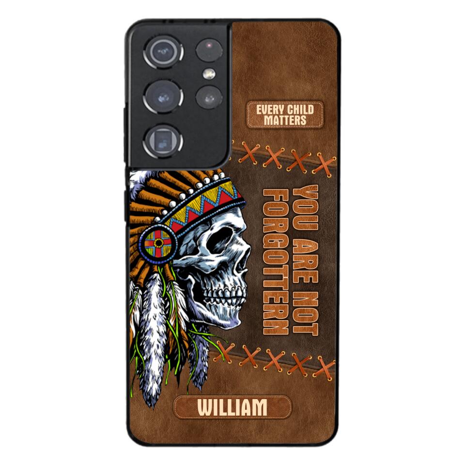 PERSONALIZED NATIVE AMERICAN EVERY CHILD MATTERS YOU ARE NOT FORGOTTEN PHONECASE QTDT2804