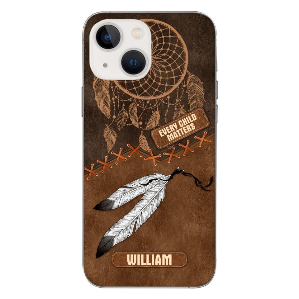 PERSONALIZED NATIVE AMERICAN EVERY CHILD MATTERS  PHONECASE QTDT2804
