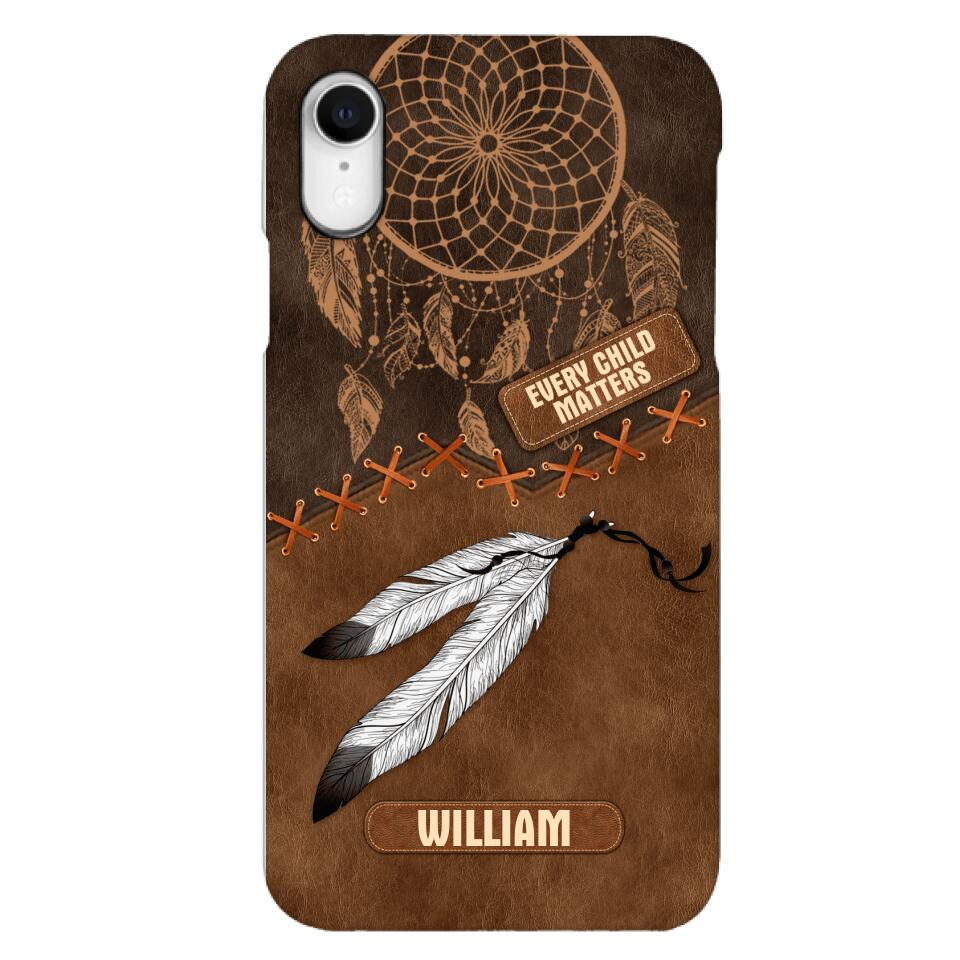 PERSONALIZED NATIVE AMERICAN EVERY CHILD MATTERS  PHONECASE QTDT2804