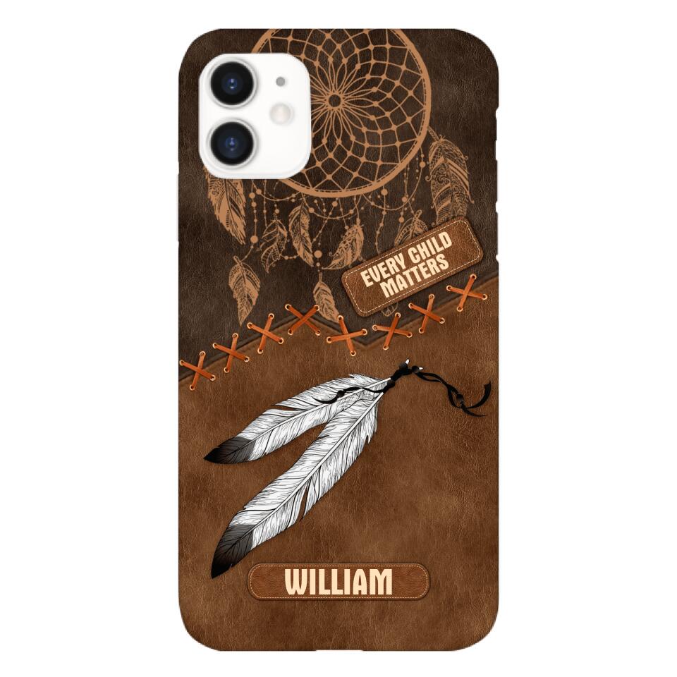PERSONALIZED NATIVE AMERICAN EVERY CHILD MATTERS  PHONECASE QTDT2804