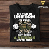 Personalized French Veterans/Soldier Tshirt Printed 22APR-DT29
