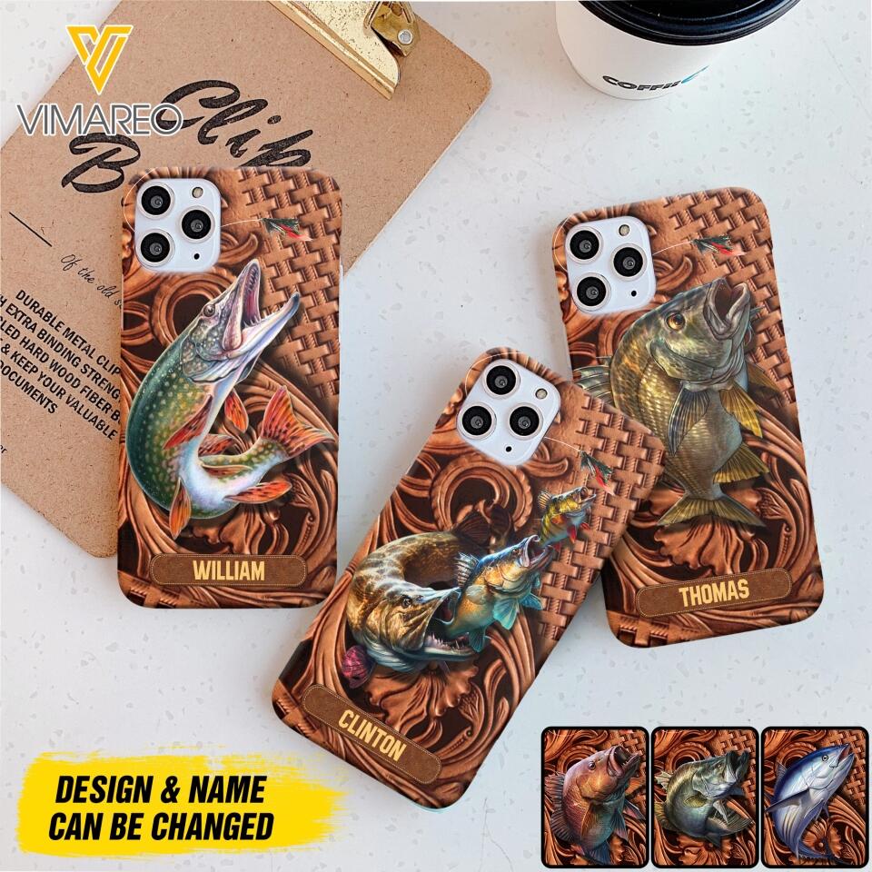 PERSONALIZED FISHING LOVERS PHONECASE NQDT0505