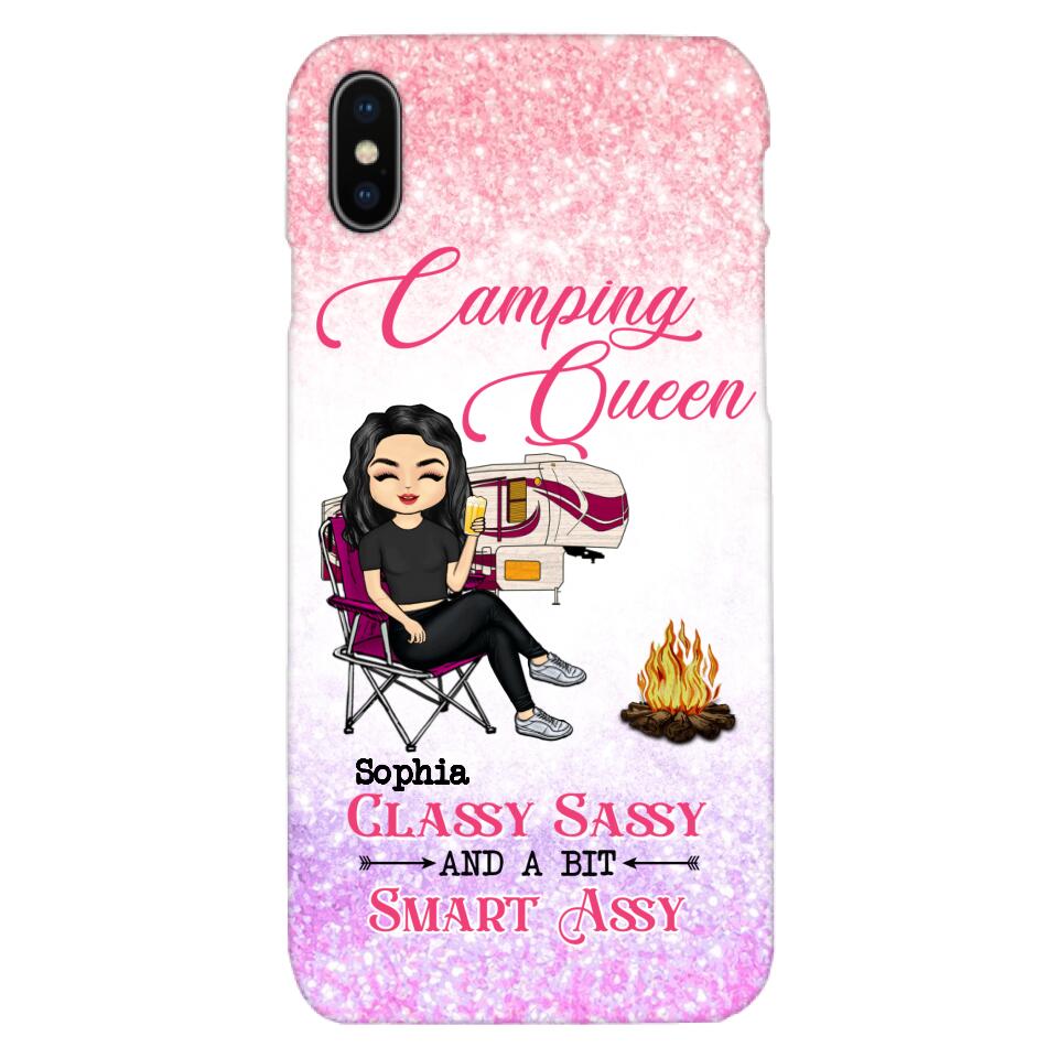 Personalized Camping Queen Phone Case Printed 22MAY-DT05