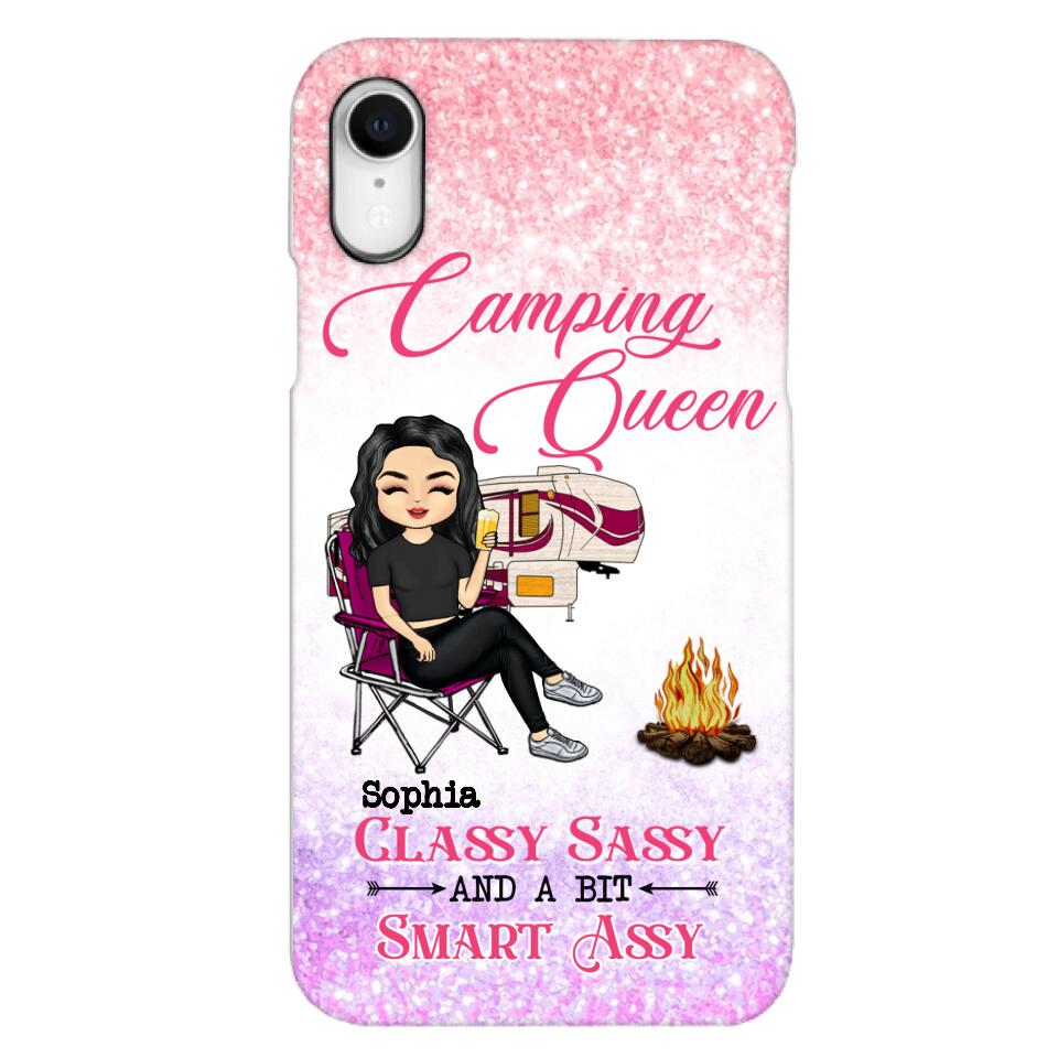 Personalized Camping Queen Phone Case Printed 22MAY-DT05