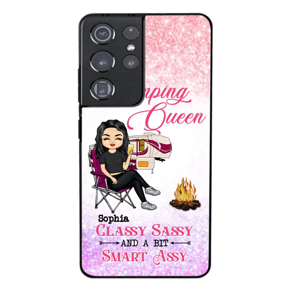 Personalized Camping Queen Phone Case Printed 22MAY-DT05