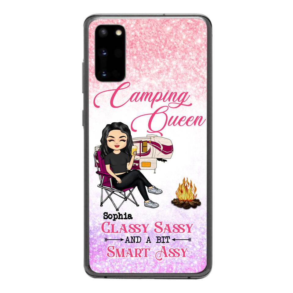 Personalized Camping Queen Phone Case Printed 22MAY-DT05
