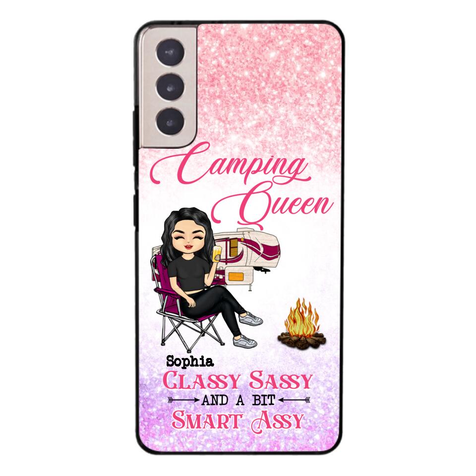 Personalized Camping Queen Phone Case Printed 22MAY-DT05