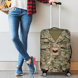 Personalized British Soldier Luggage Cover Printed 22MAY-HC06