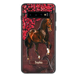 Personalized Horse Lover Phone Case Printed 22MAY-HQ07