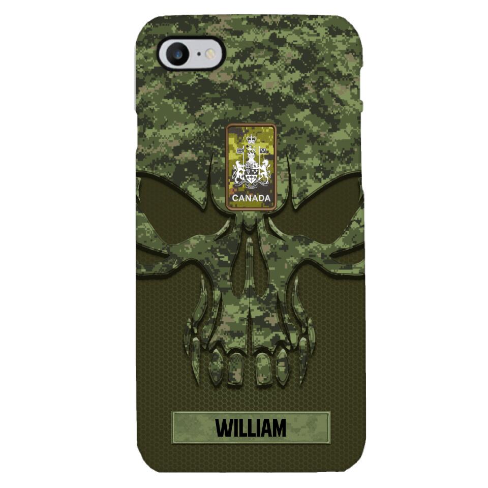 Personalized Canadian Soldier Phone Case Printed 22MAY-DT09