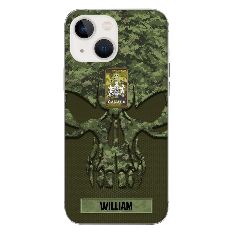 Personalized Canadian Soldier Phone Case Printed 22MAY-DT09