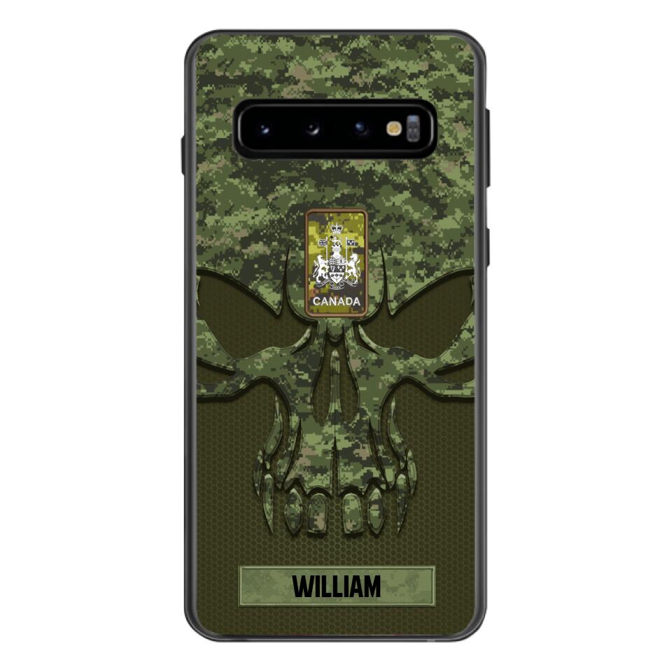 Personalized Canadian Soldier Phone Case Printed 22MAY-DT09