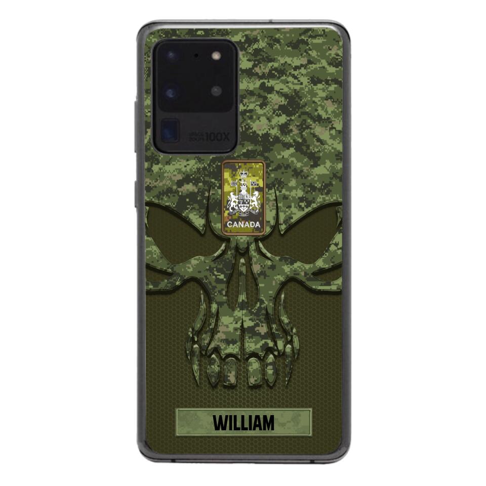 Personalized Canadian Soldier Phone Case Printed 22MAY-DT09