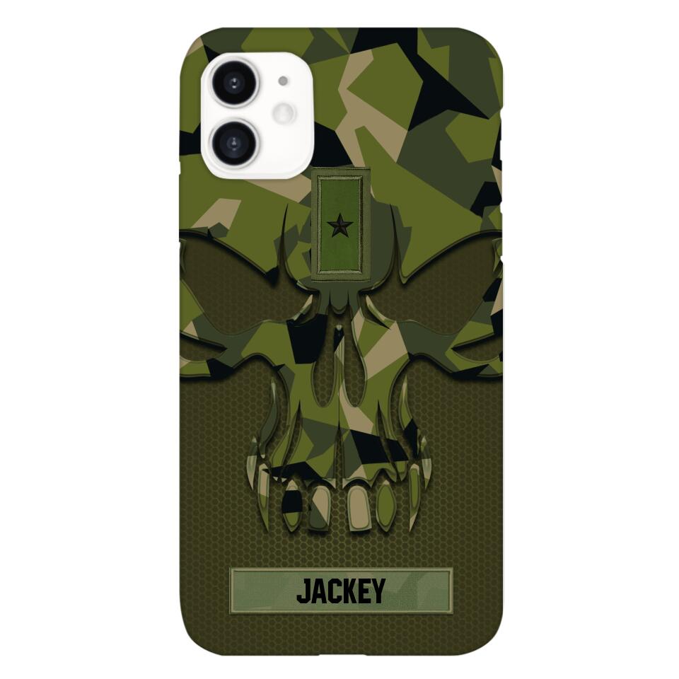 Personalized Swedish Solider Camo Phone Case Printed 22MAY-DT09