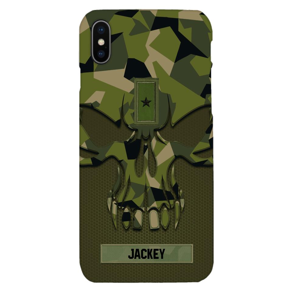 Personalized Swedish Solider Camo Phone Case Printed 22MAY-DT09