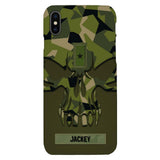 Personalized Swedish Solider Camo Phone Case Printed 22MAY-DT09